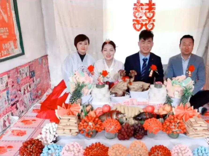 小伙娶朝鲜族姑娘全村人围观,浙江男子娶了朝鲜老婆