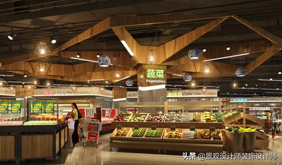 30平方超市商店摆设,超市设计效果图大全