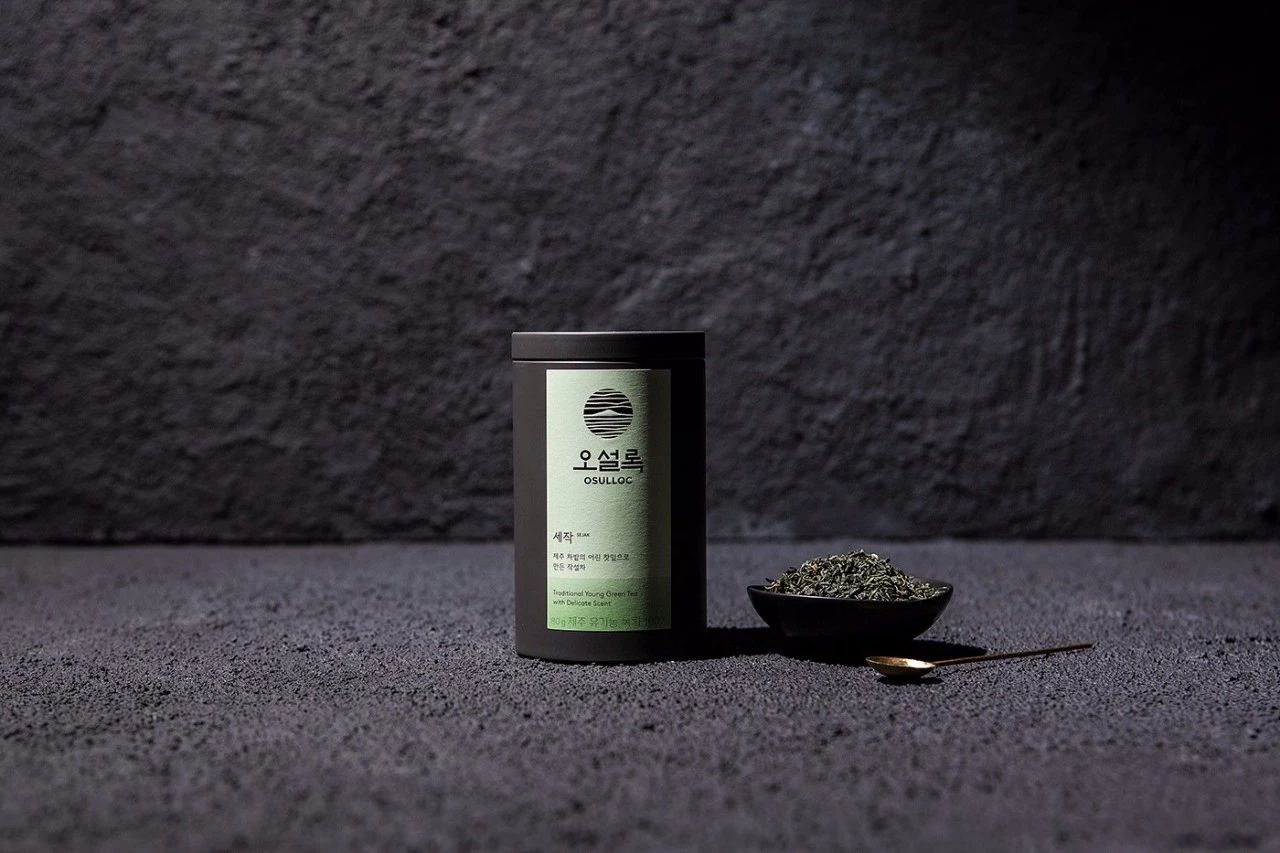 文圣茶说丨韩国「OSULLOC纯茶系列」茶品牌形象