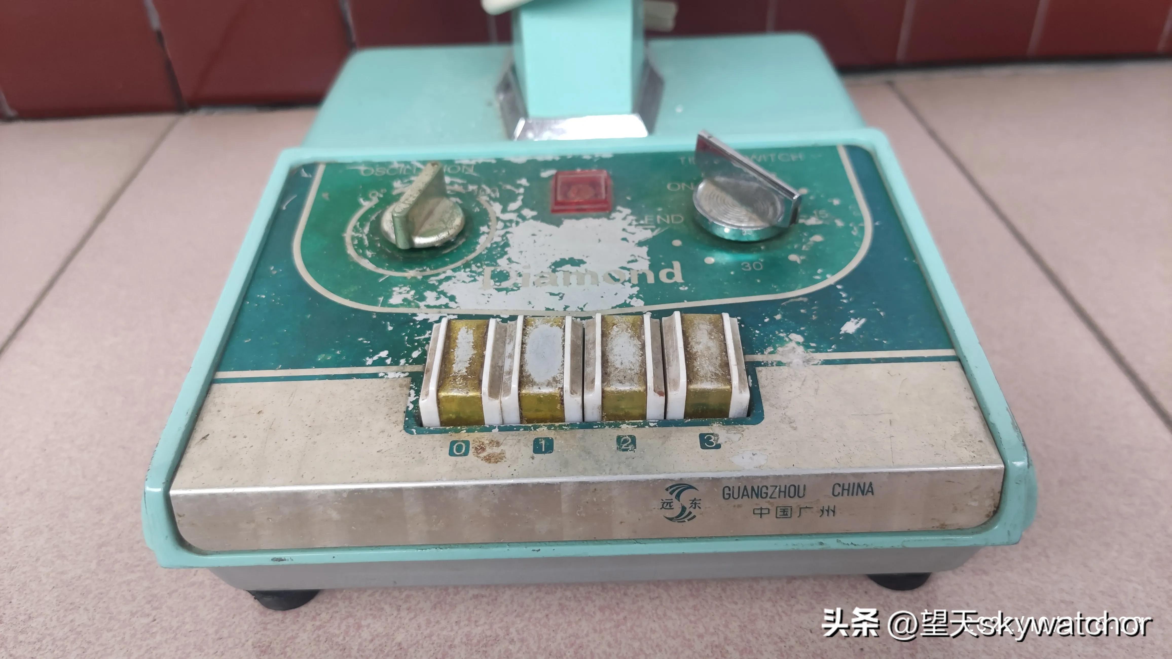 八十年代生产的钻石牌风扇鉴赏