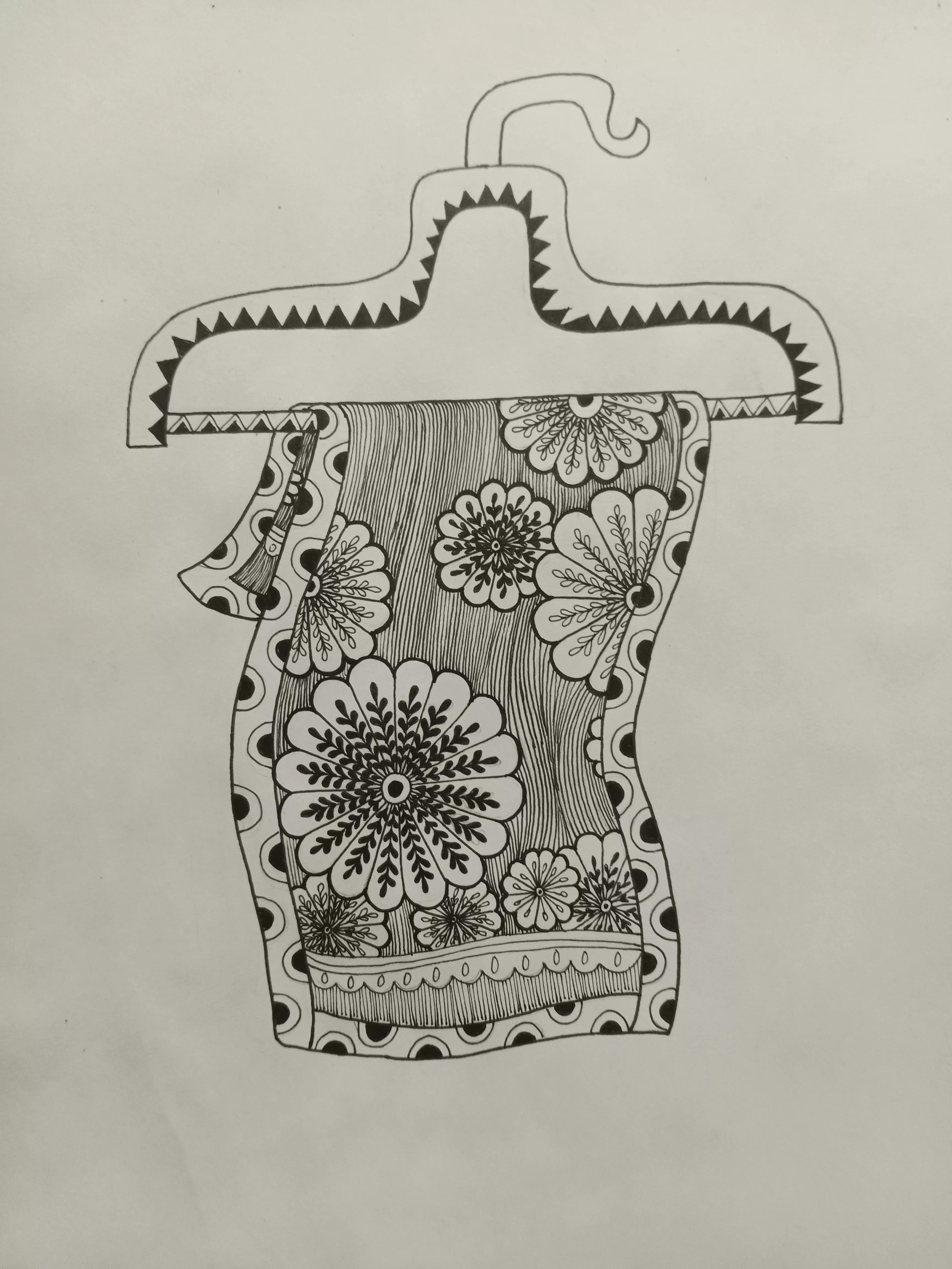 线描画绘画教程,毛巾绘画教程