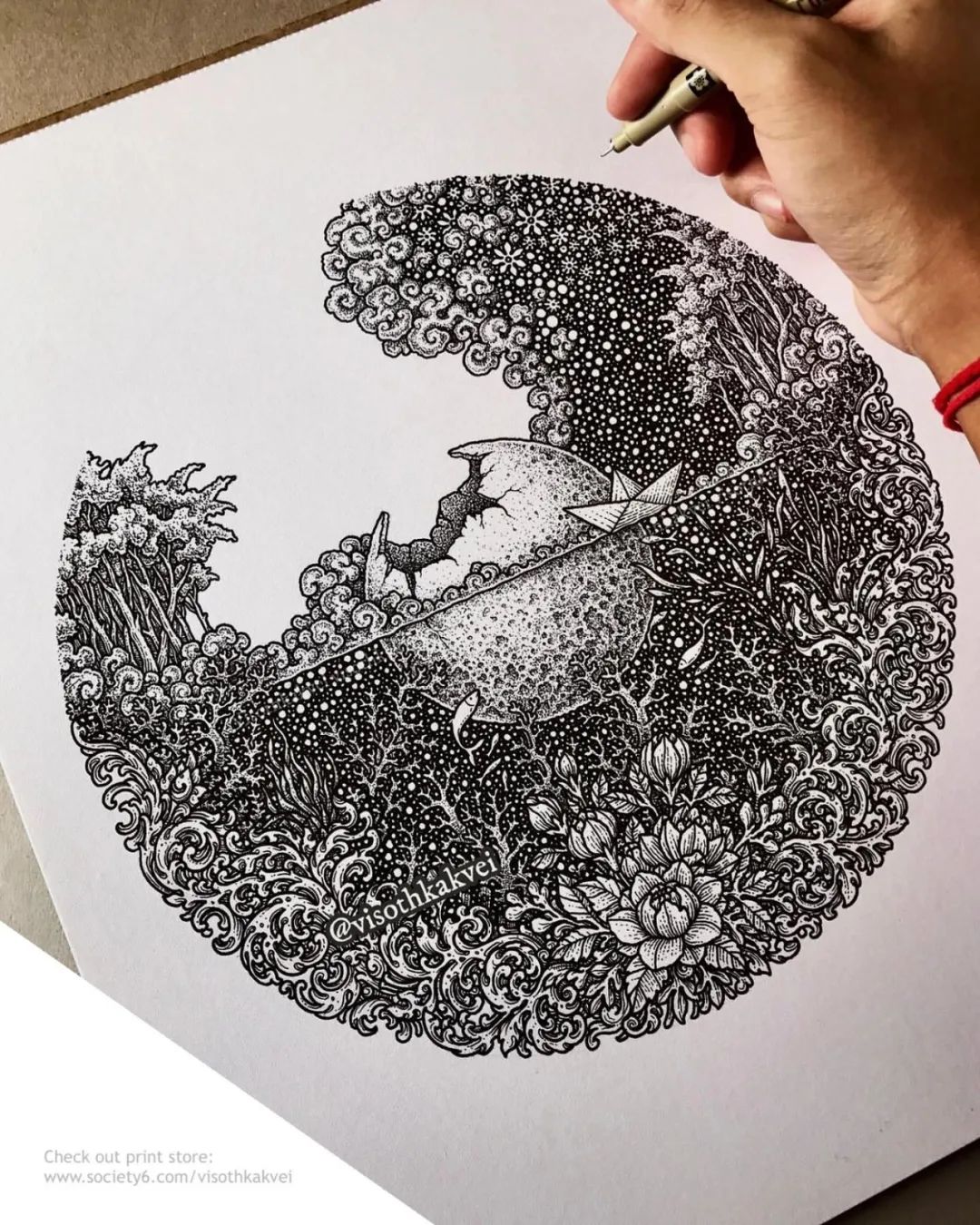 治愈强迫症的画,看了让人强迫症发作的画