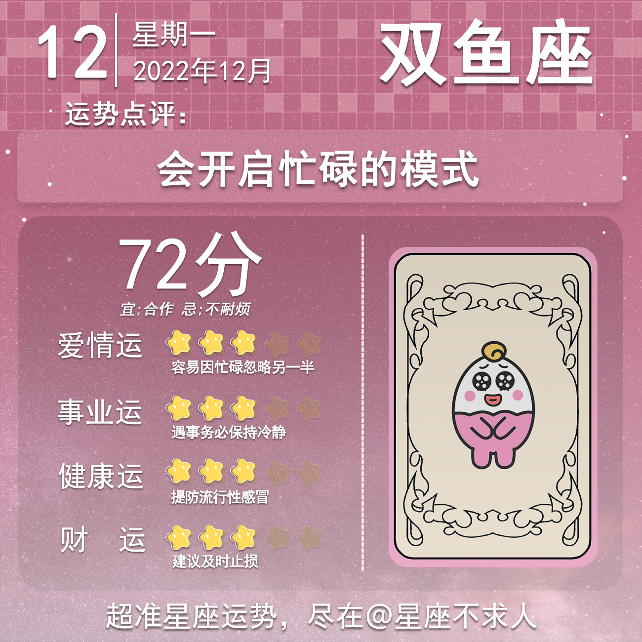 2022年12月12日运势解析十二生肖,2022年12月12日运势