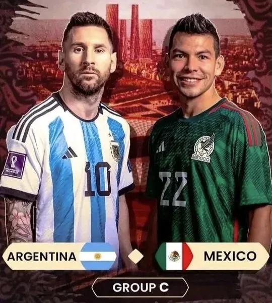 阿根廷对墨西哥梅西进球照片,梅西一射一传墨西哥