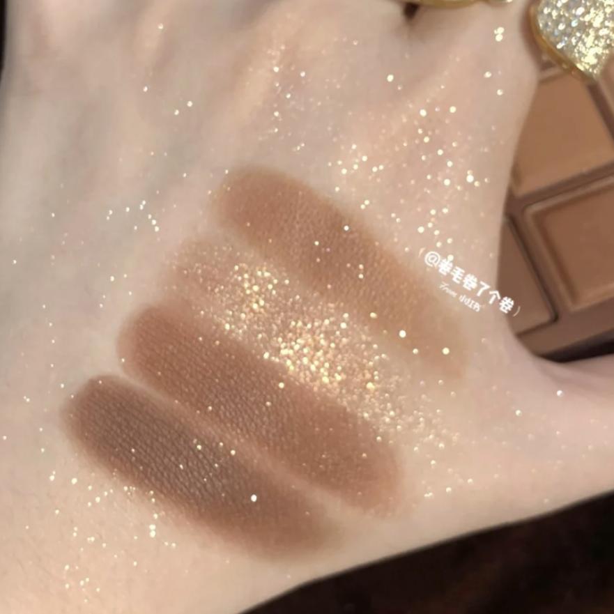 初秋氛围感枫糖棕色系妆容,秋冬焦糖暖栗妆