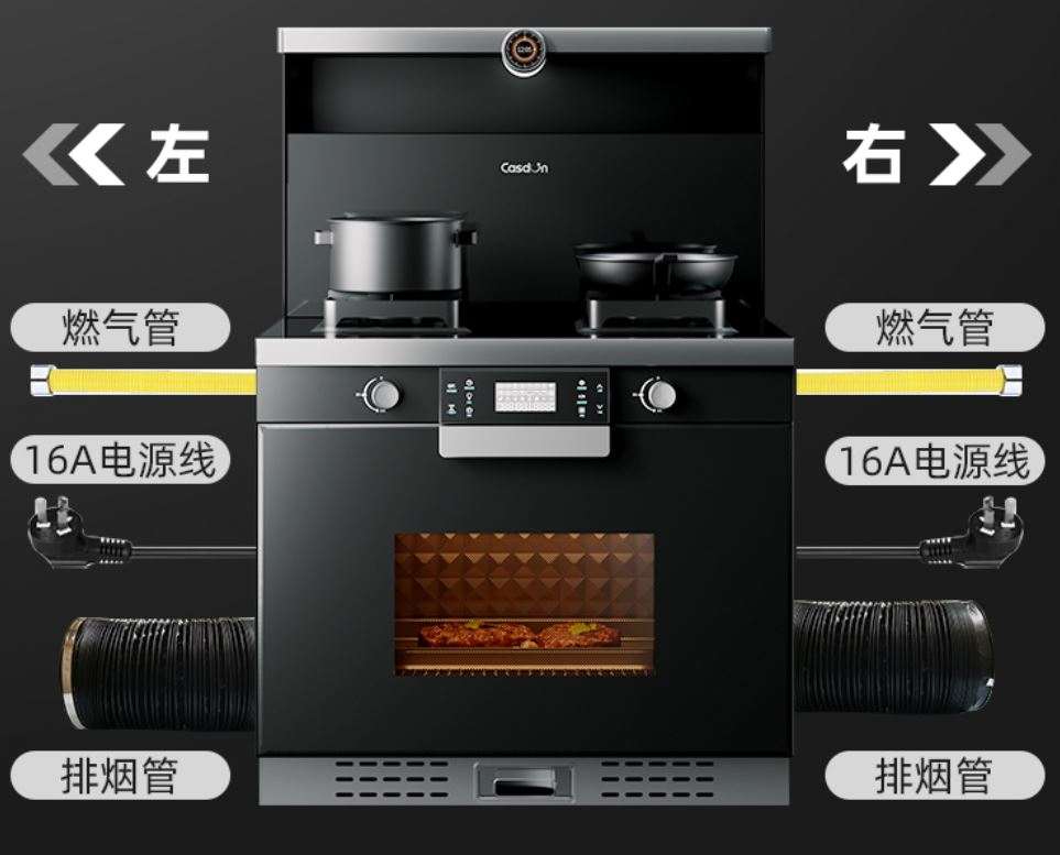 没有抽油烟的厨房,没有油烟管的油烟机