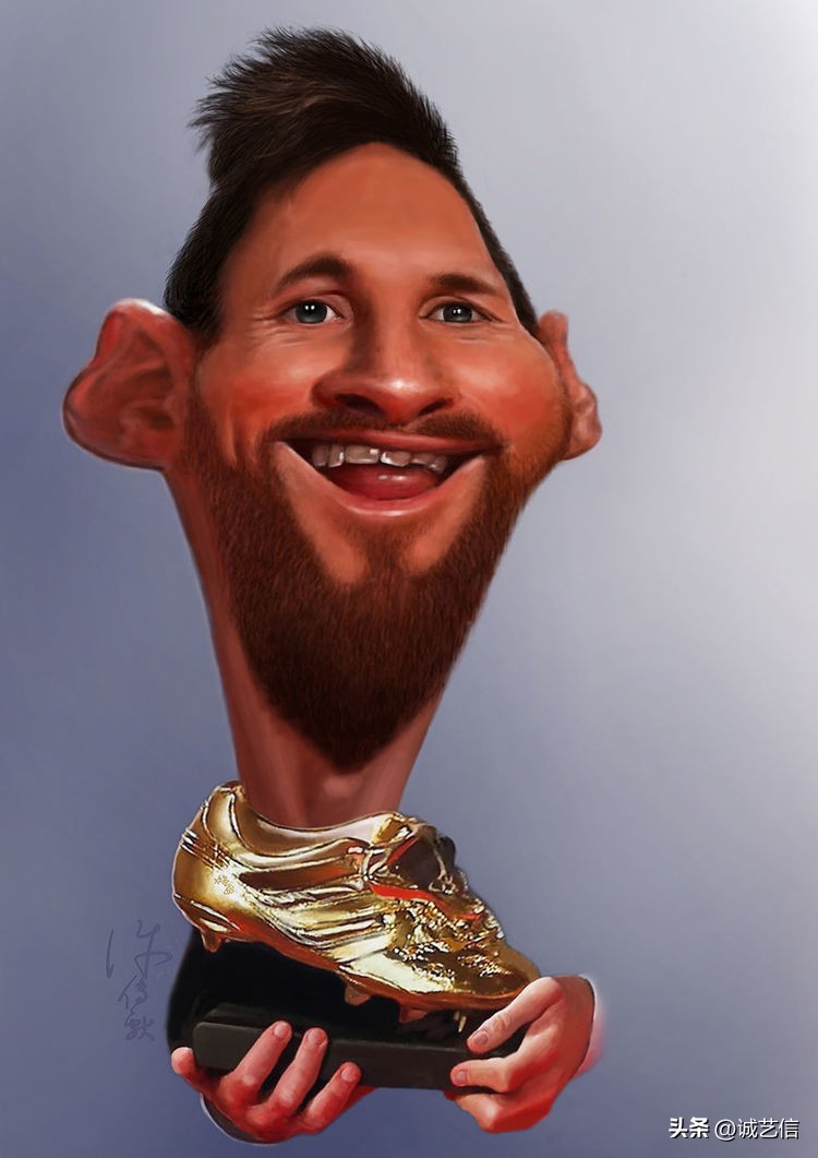 梅西拿着美洲杯来卡塔尔的漫画,梅西世界杯头像漫画