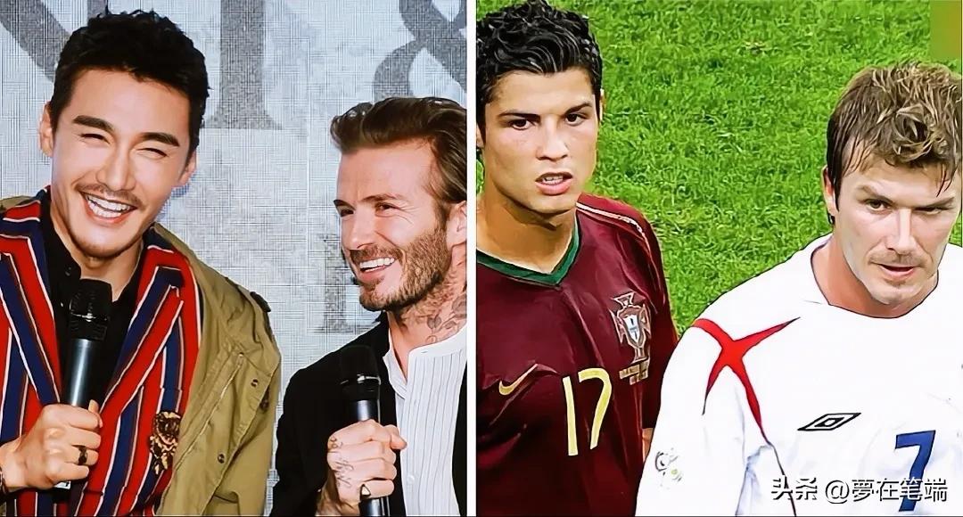 C罗身高187，胡兵身高189，都高大威武，为何二帅笑起来都很媚？