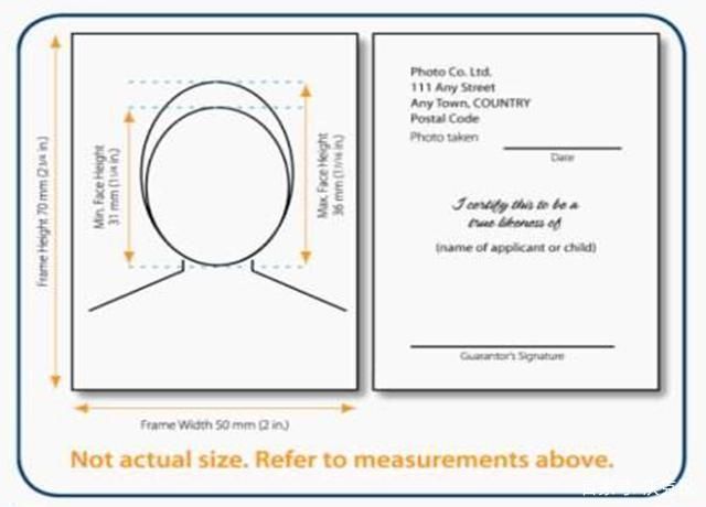 加拿大签证照片尺寸是多少,加拿大签证照片标准尺寸