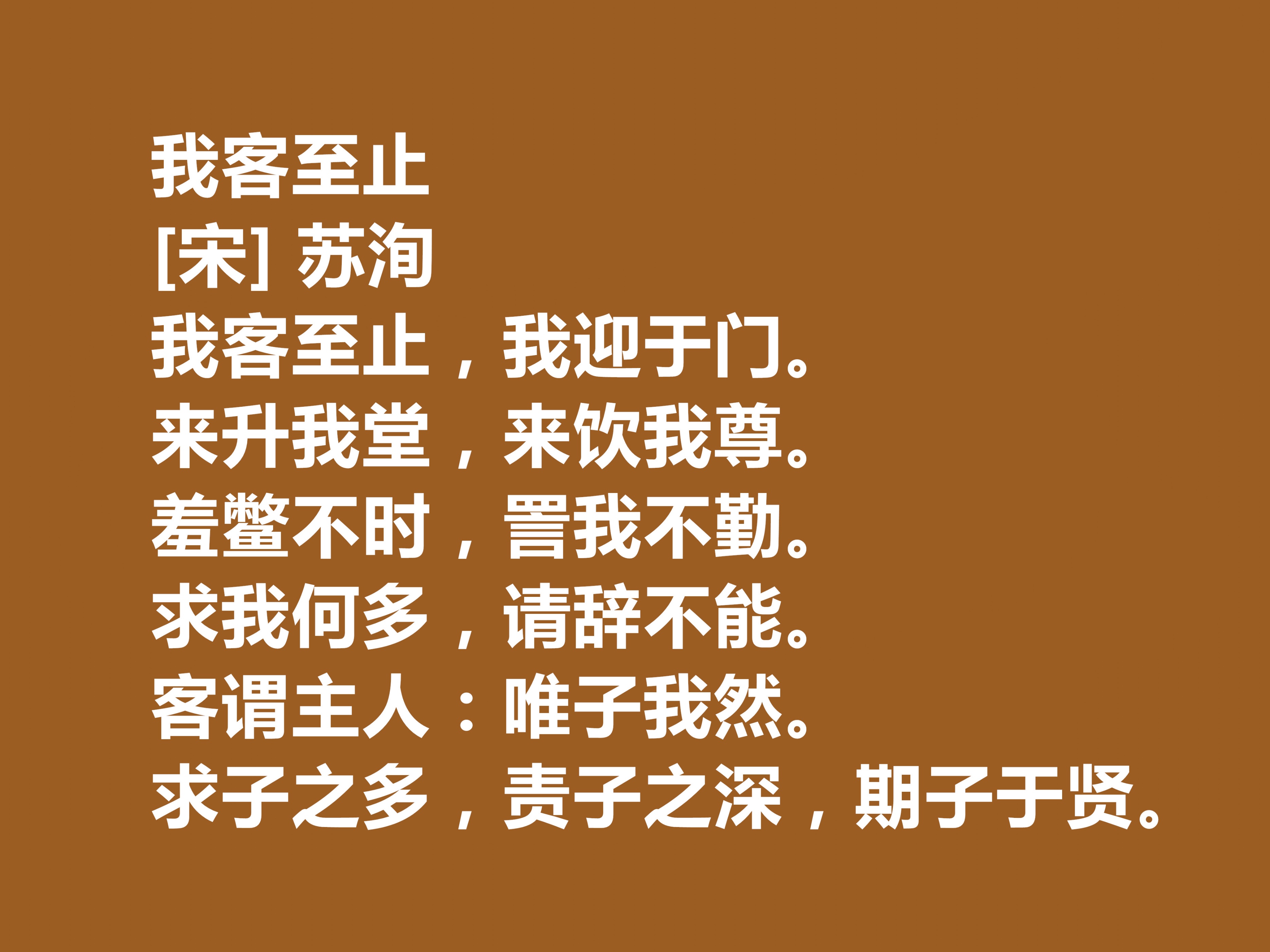 宋代苏洵最著名的诗,苏洵有哪些诗令你印象深刻