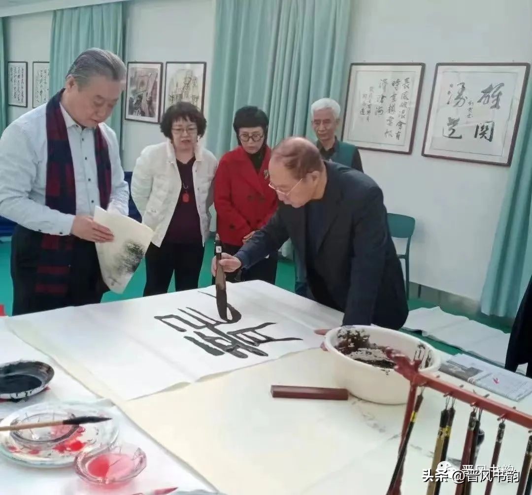 山西老年书画家协会主席郭健一行在博鳌乡村振兴论坛书画院调研