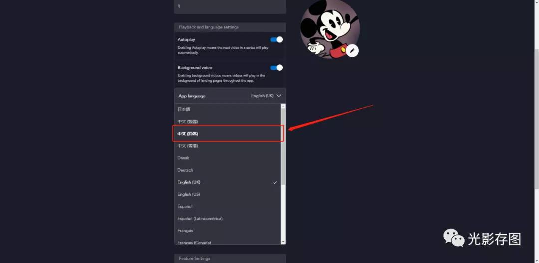 disneyapp设置语言,disney怎么设置中文界面