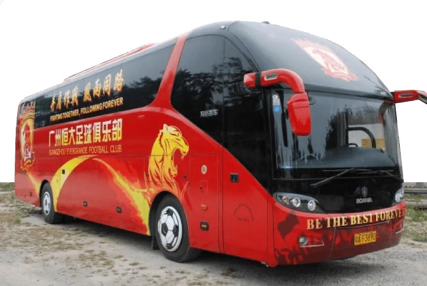 世界顶级球队的大巴车,nba球队的球队大巴