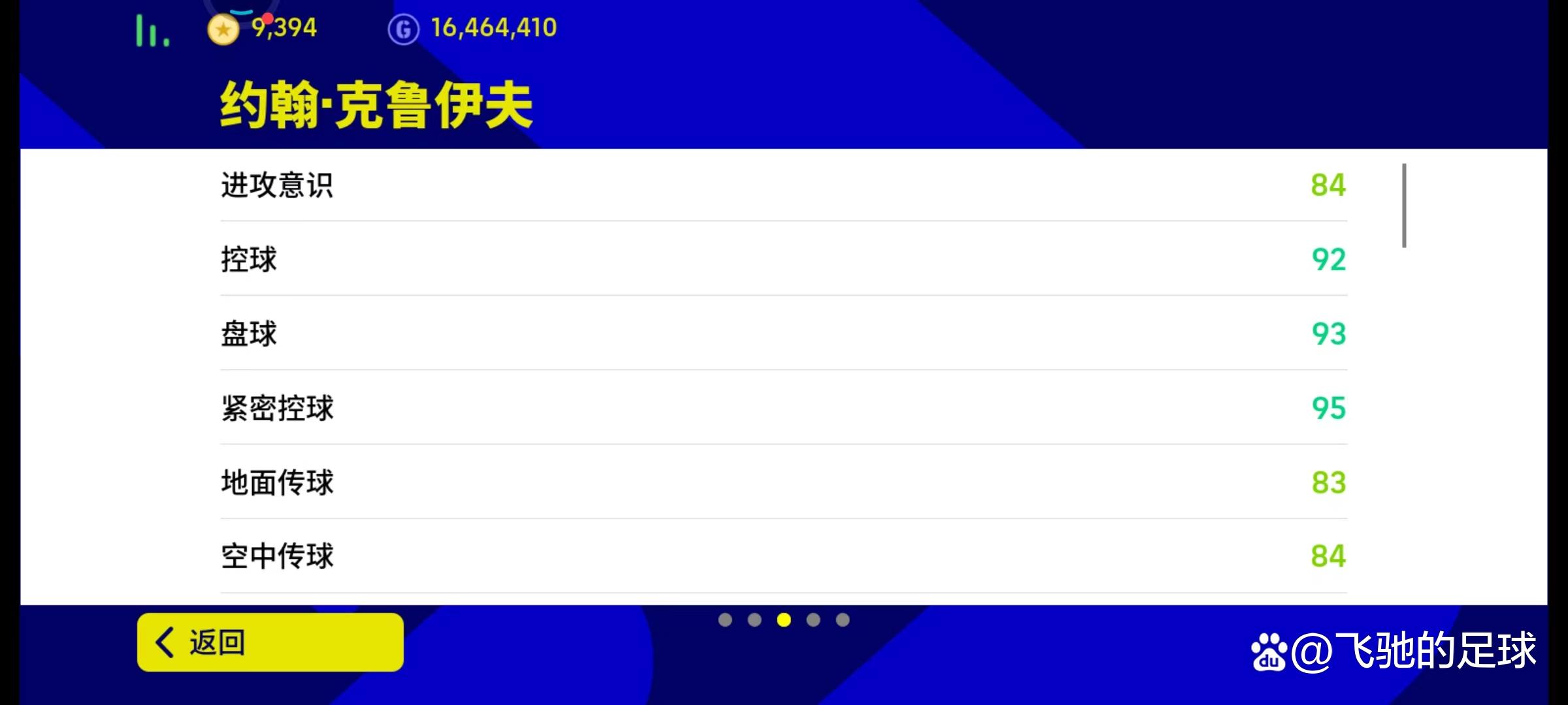 实况足球:传奇基础高光克鲁伊夫加点建议