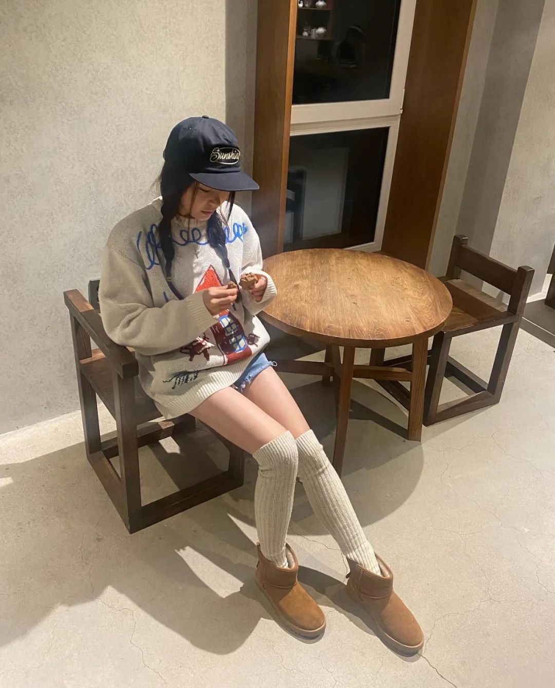 袜套堆堆袜穿法教程,袜套堆堆袜休闲怎么穿