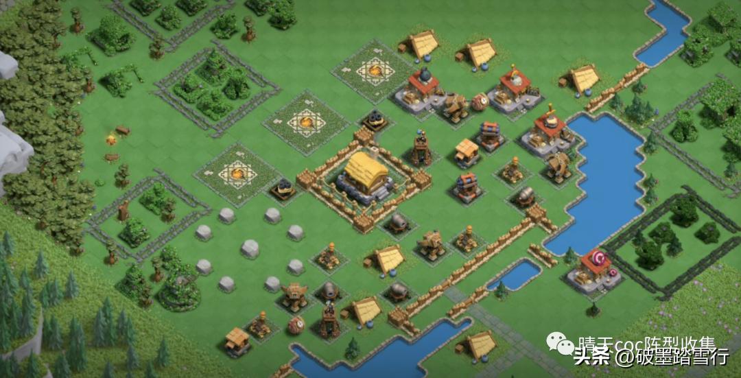 部落冲突阵型,都城互刷阵型