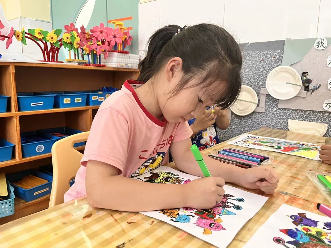 济南市美里湖中心幼儿园怎么样,幼儿园印象济南春天绘画