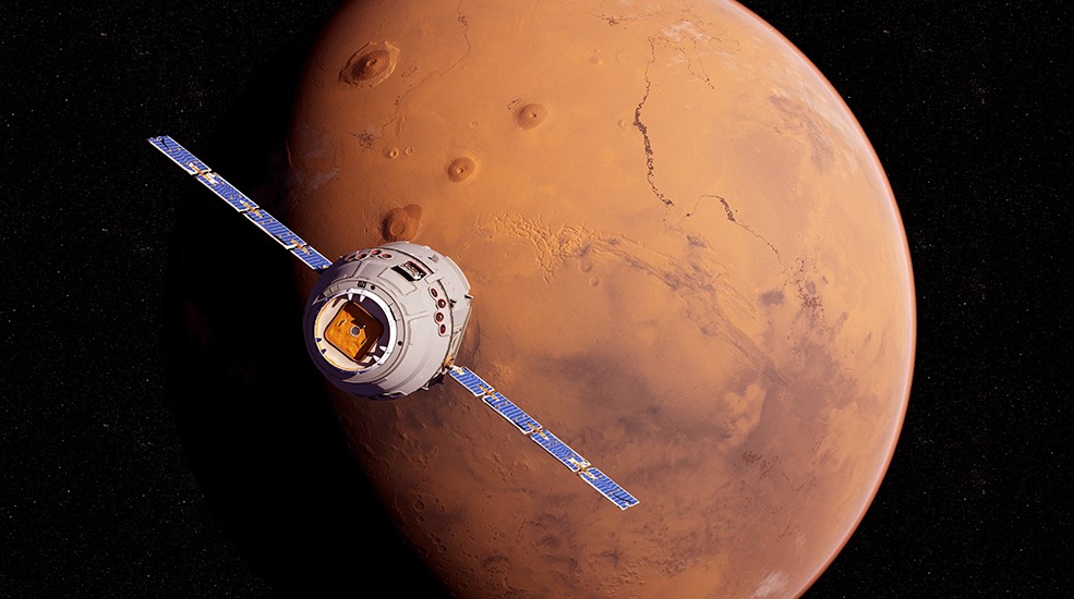 好奇号火星探测器登陆火星全过程,好奇号火星高清全景