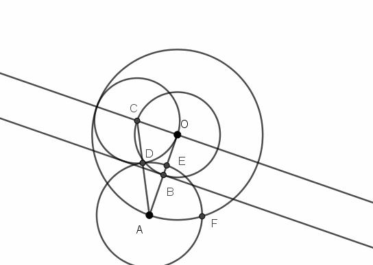 尺规作图如何找到线段黄金分割点,初三数学图形旋转教程尺规作图