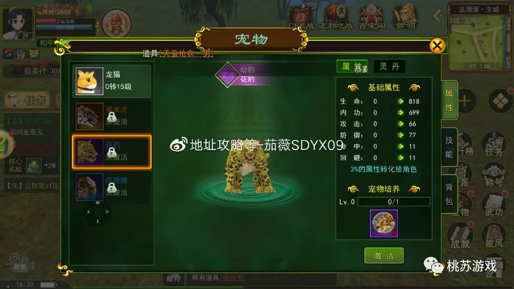 热血江湖手游宠物带什么洗练技能,热血江湖宠物装备攻略