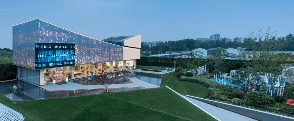 建筑铝材幕墙效果图,建筑装饰铝板设计加工