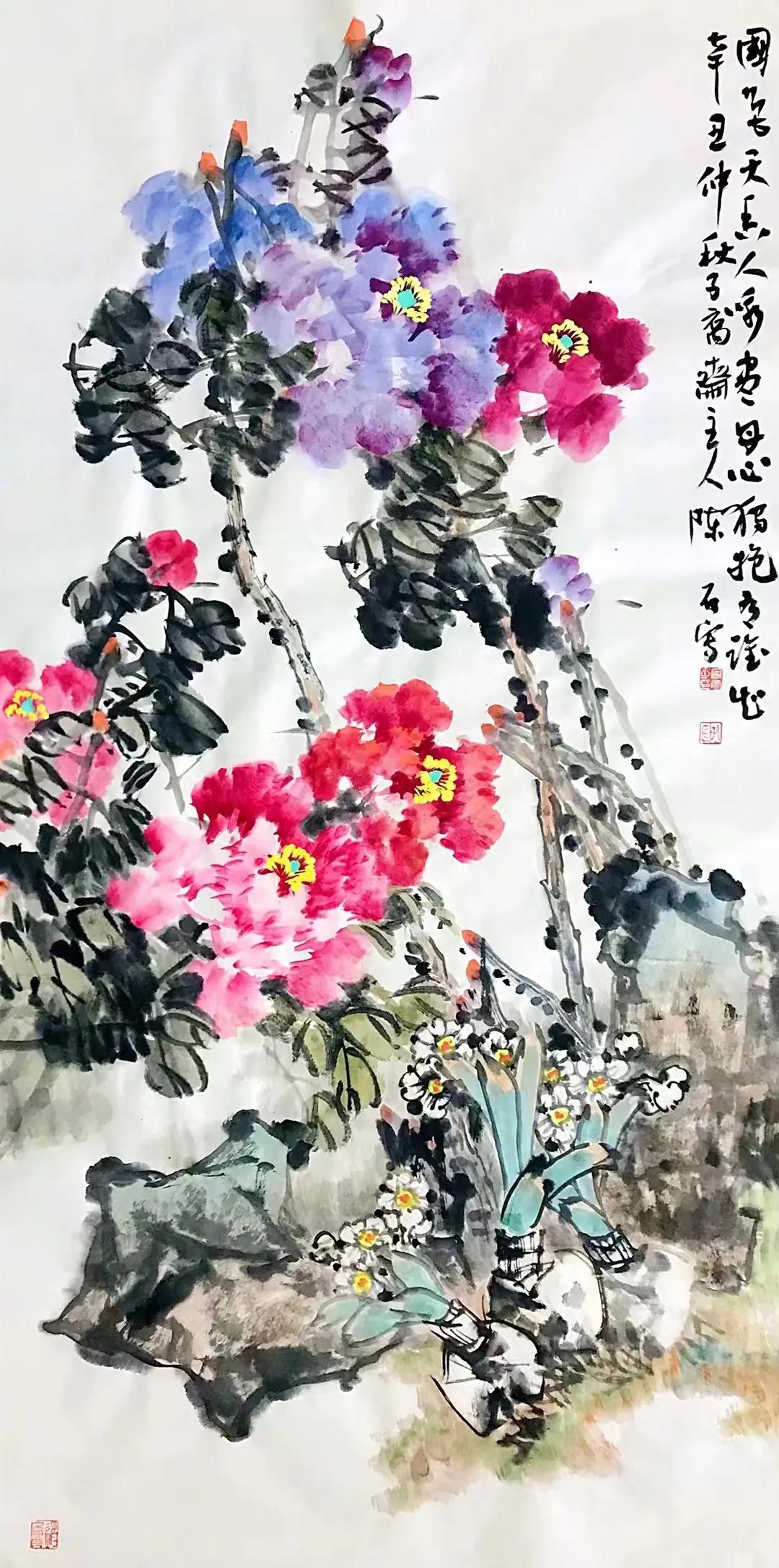 著名书画家陈石先生作品鉴赏,书法名家陈石