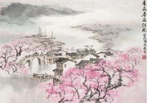 小楼听春雨深巷明朝卖杏花意境,小楼一夜听春雨深巷明朝卖杏花