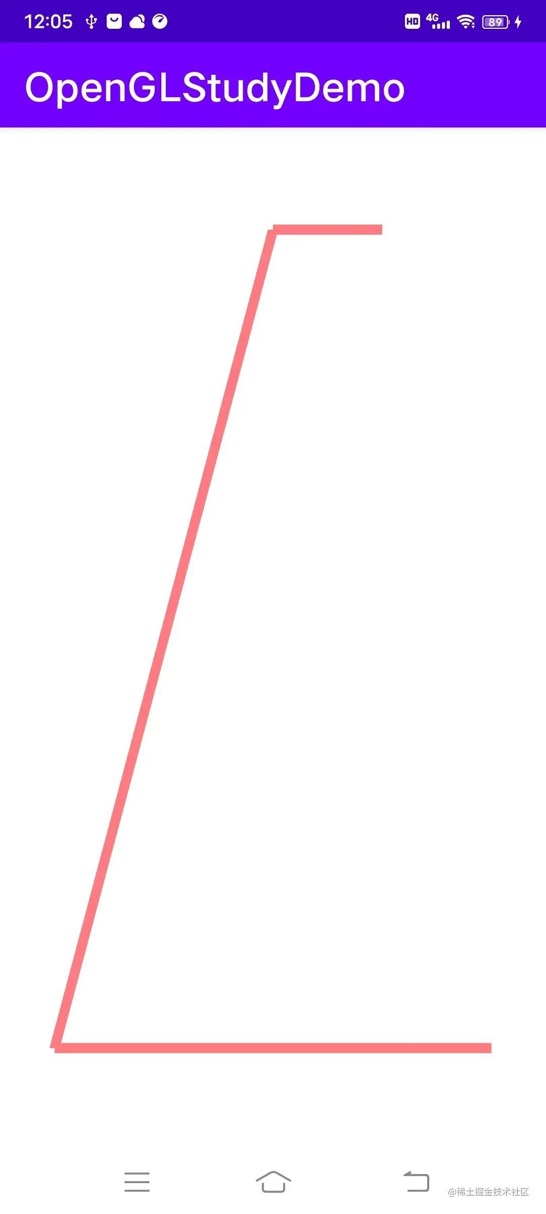 应用opengl画一个三角形,opengl教程三角形