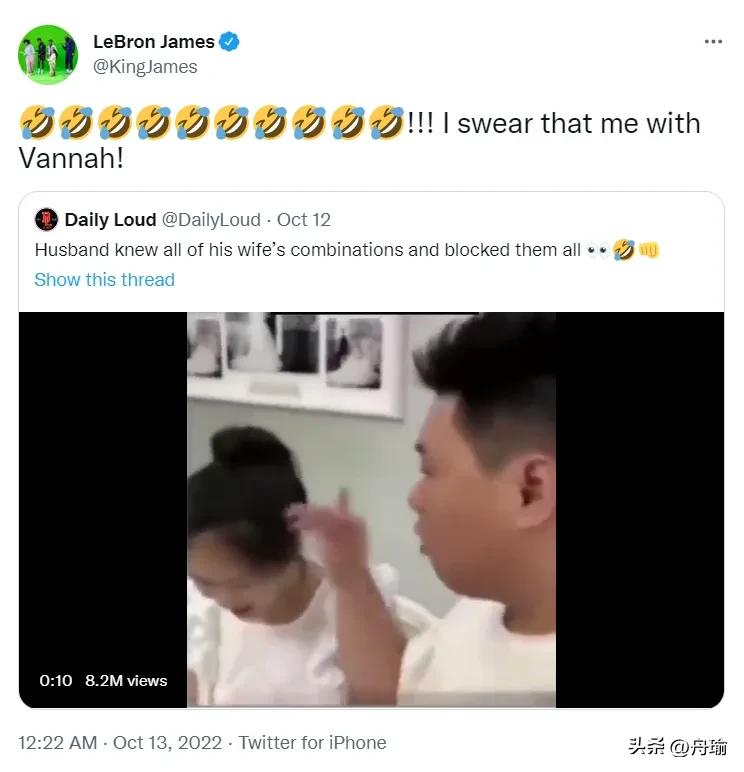 NBA晚报：詹皇转发中国视频，字母哥伸脚绊欧文，胖虎90度崴脚