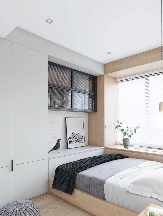 去衣柜化的卧室越来越流行,去衣柜化越来越流行