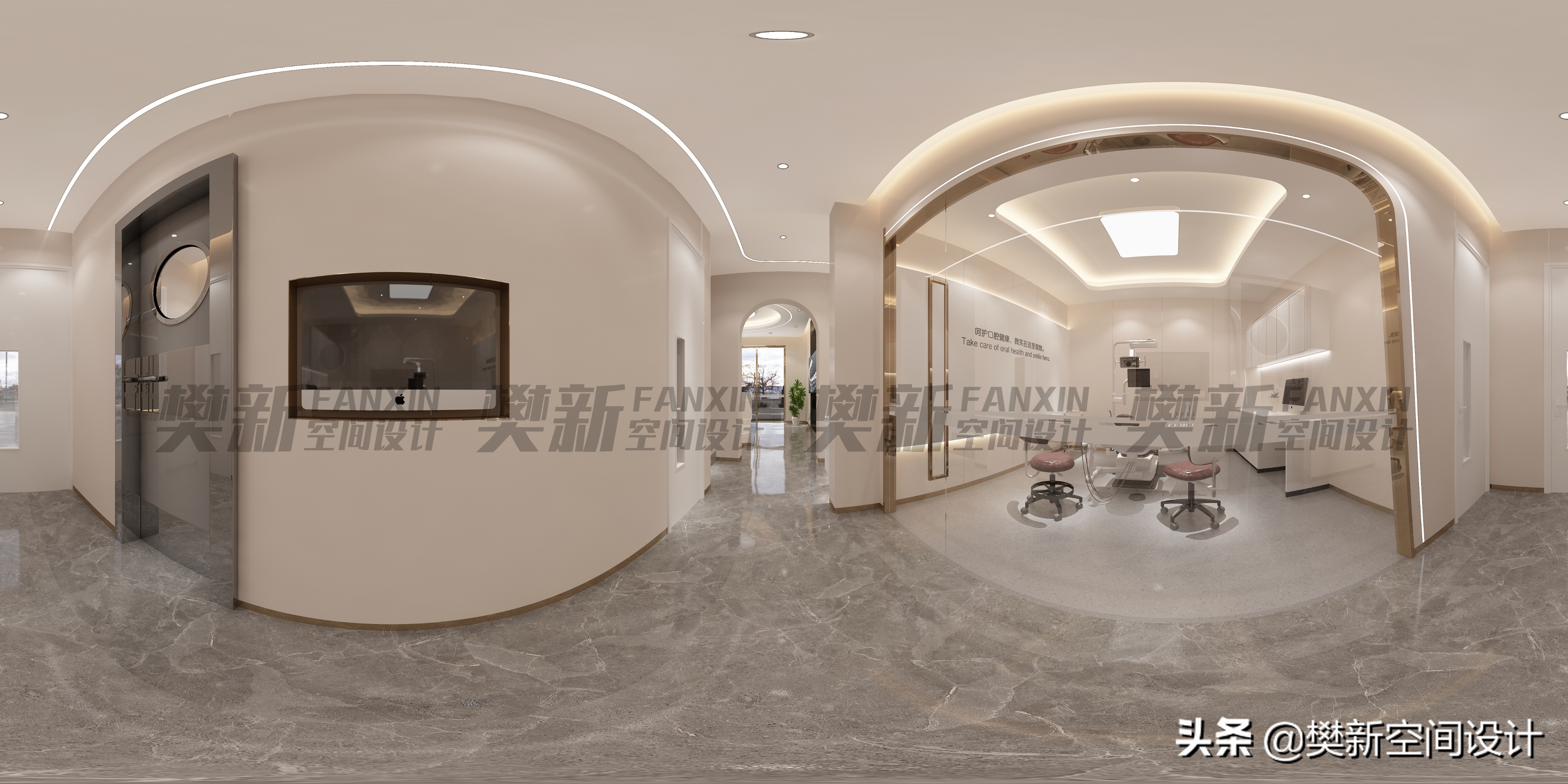 口腔门诊装修设计视频教学,口腔门诊装修设计效果图