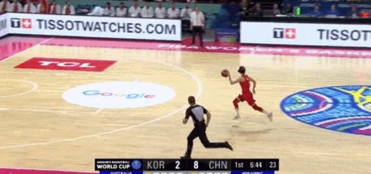 中国女篮韩旭上场18分竟得到四分,中国女篮亚洲杯韩旭场均个人数据