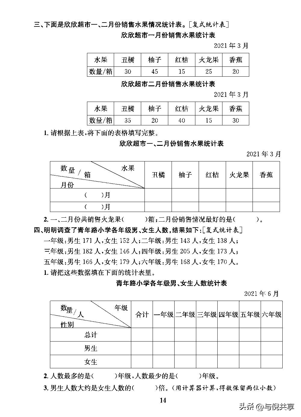 2022苏教版五年级数学练习册答案,苏教版五年级上册数学重点题