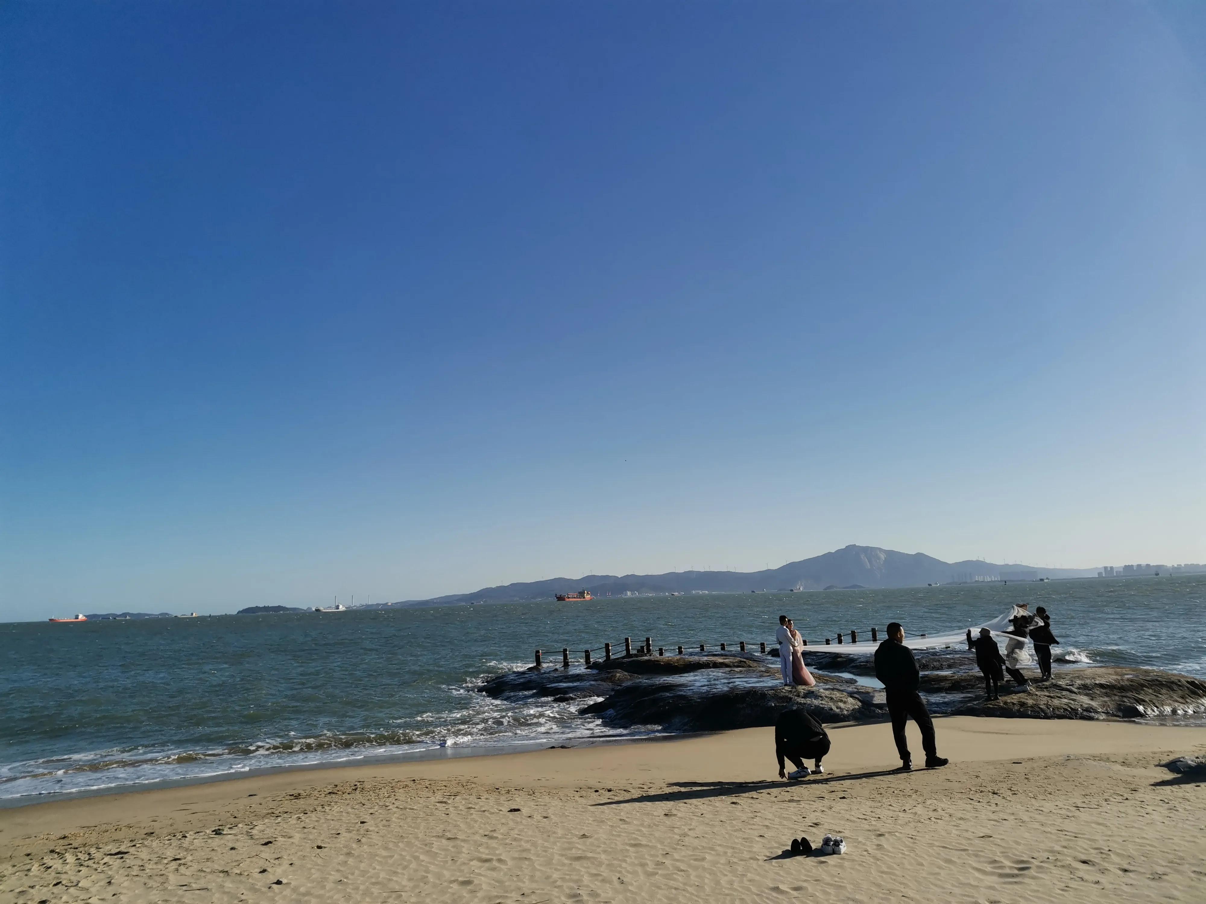 厦门的蓝天白云大海,厦门的海厦门的天空