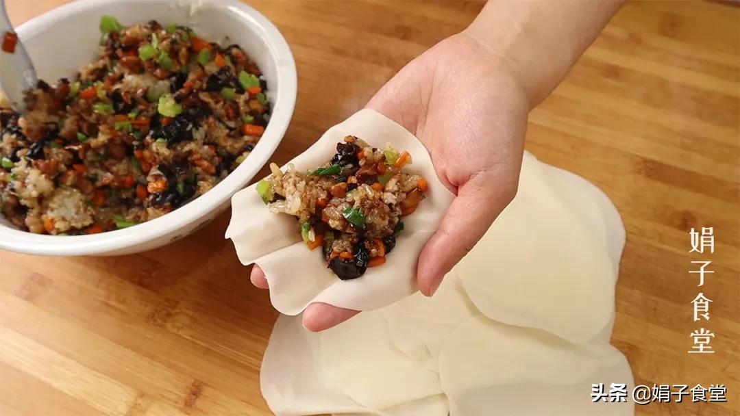 烧麦自己在家怎么做,这才是烧麦最好吃的做法软糯香甜