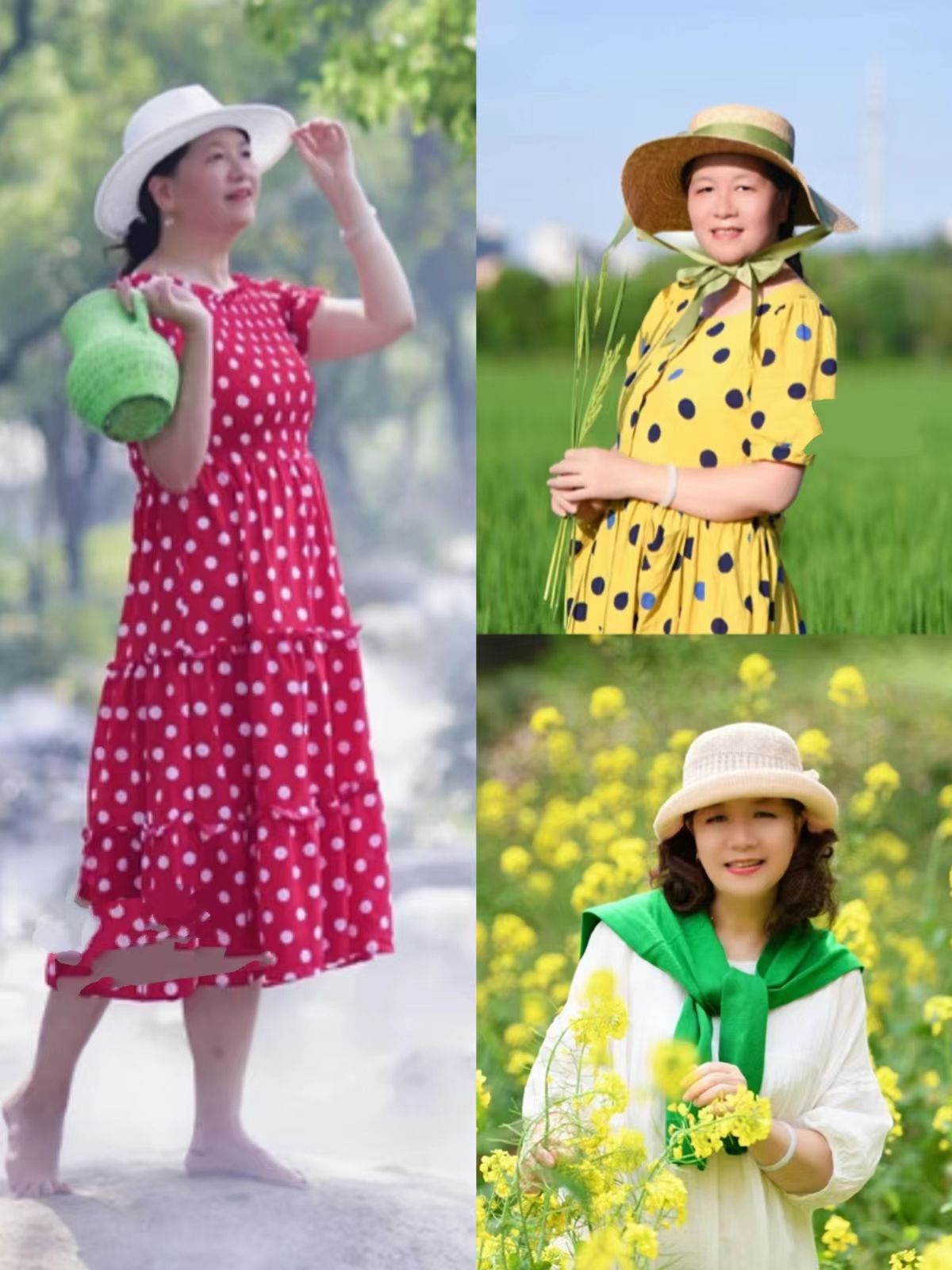 上了年纪的微胖妈妈，建议多穿“膝下裙+平底鞋”，显瘦又有气质