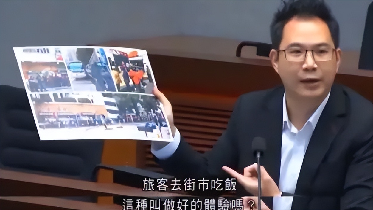 内地游客在香港街头吃饭,香港本地人评价大陆游客