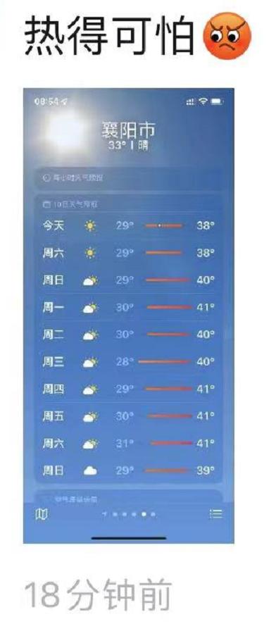 这不是炸鸡排，这是我们本周末的天气…