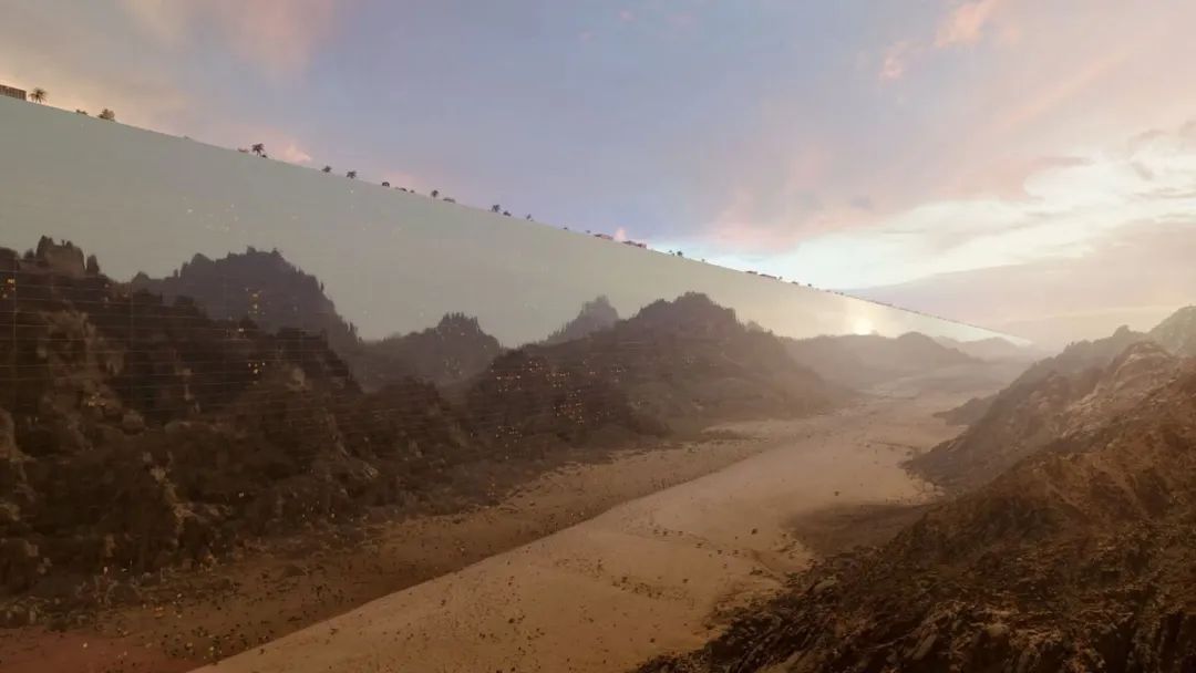 沙特将建一座长170公里的城市图,沙特170公里的超级城市