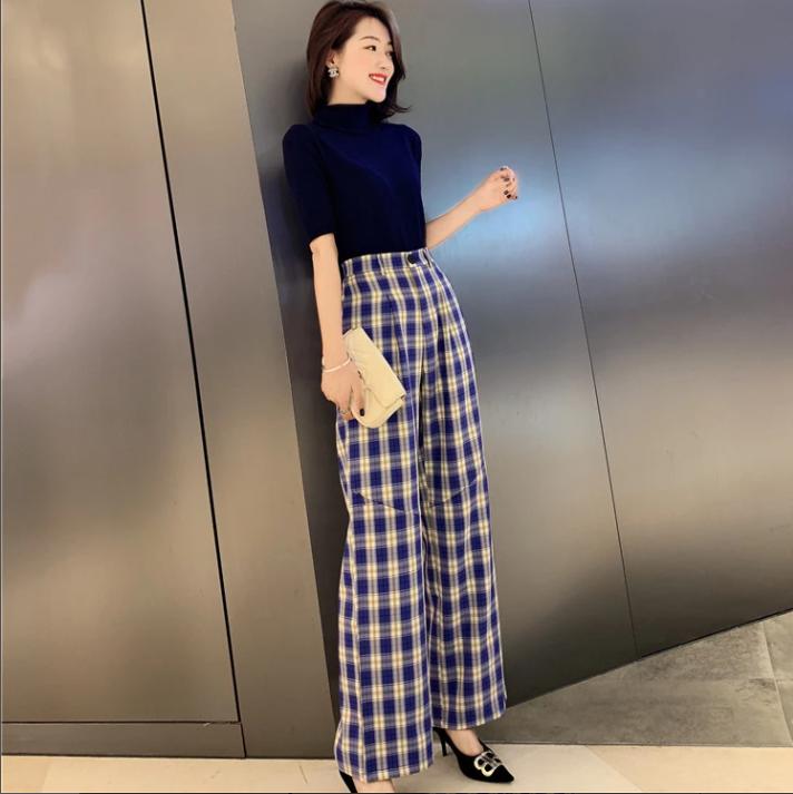 洋气七分阔腿裤适合40岁的人穿,谁说小个子女人不适合穿阔腿裤