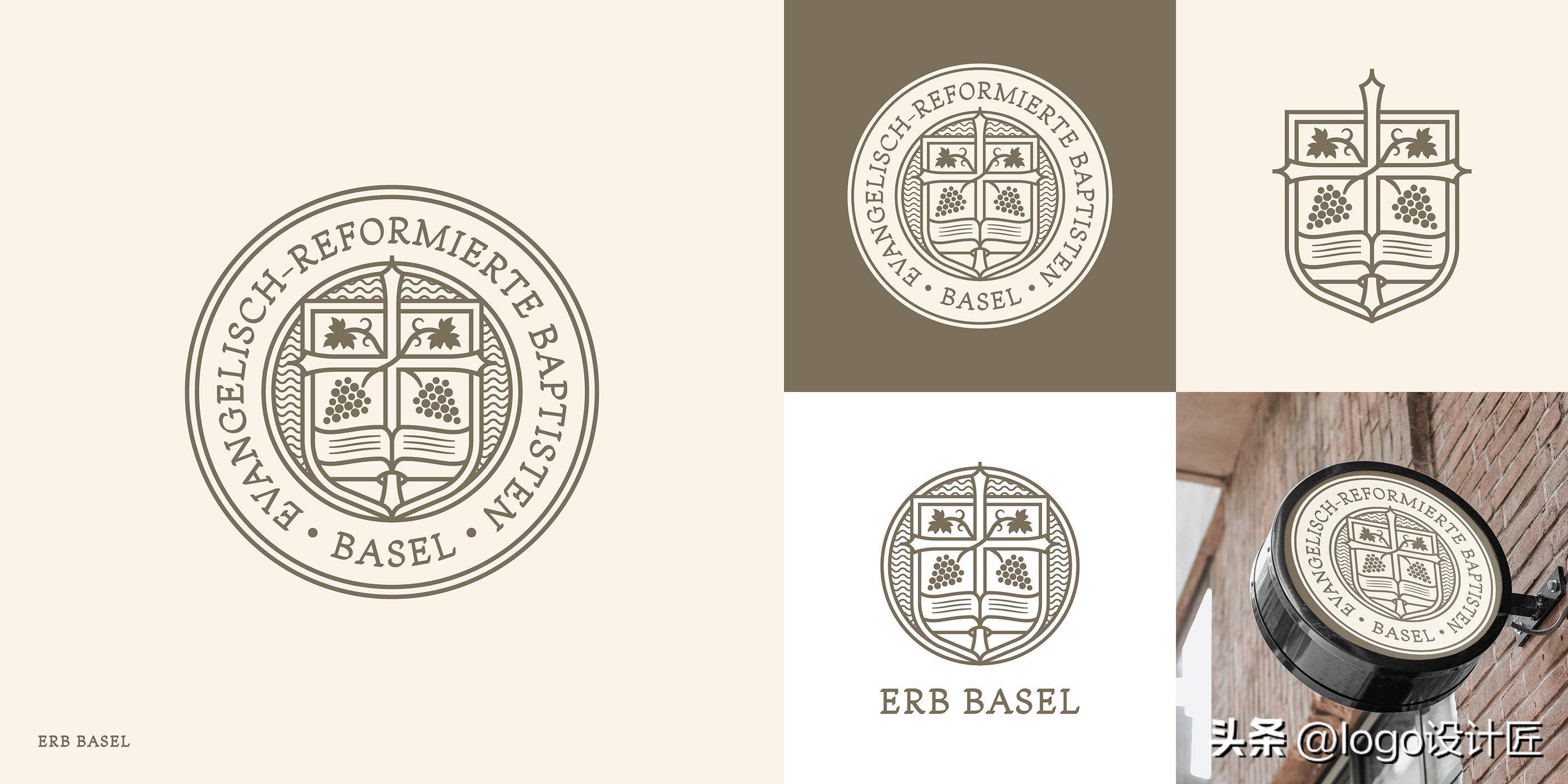 设计师设计作品logo,美式复古设计元素logo