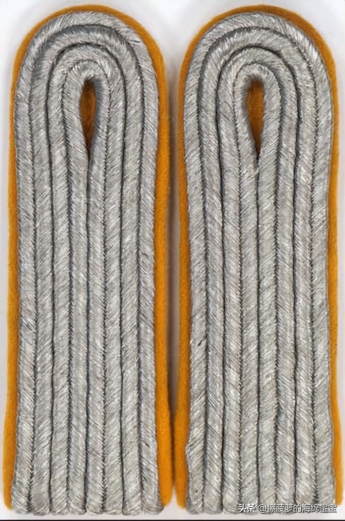 二战德国空军军衔标志,二战德国军衔级别对照表