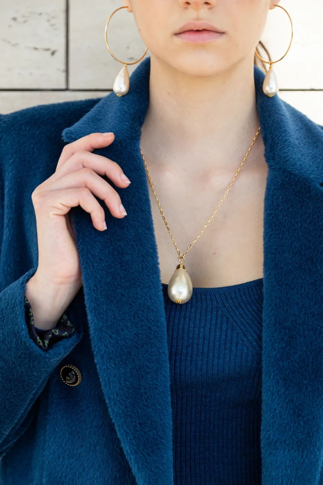 蓝色穿出秋冬高级感,蓝色穿出春天的高级感