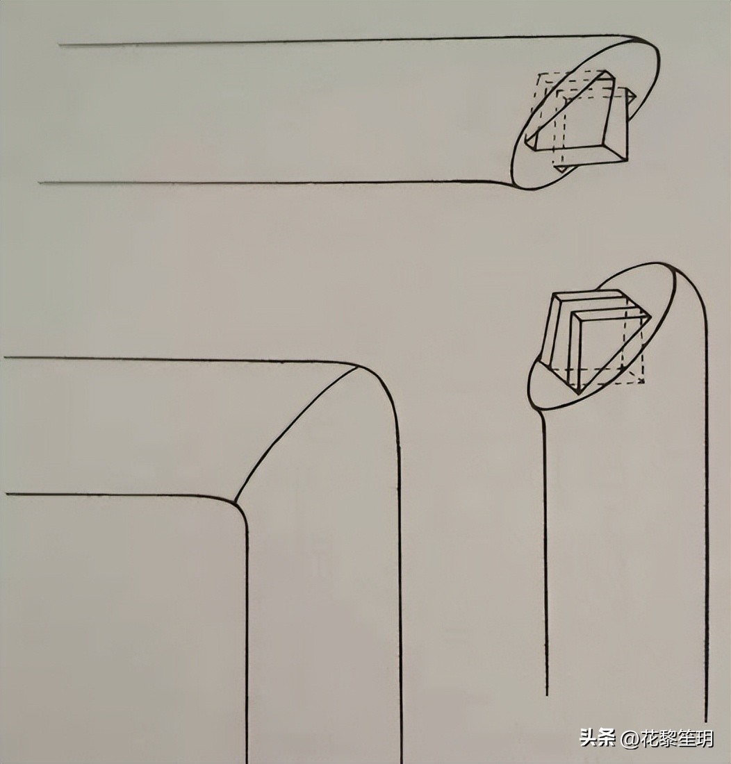 黄花梨蝴蝶榫,明清家具的明榫与暗榫