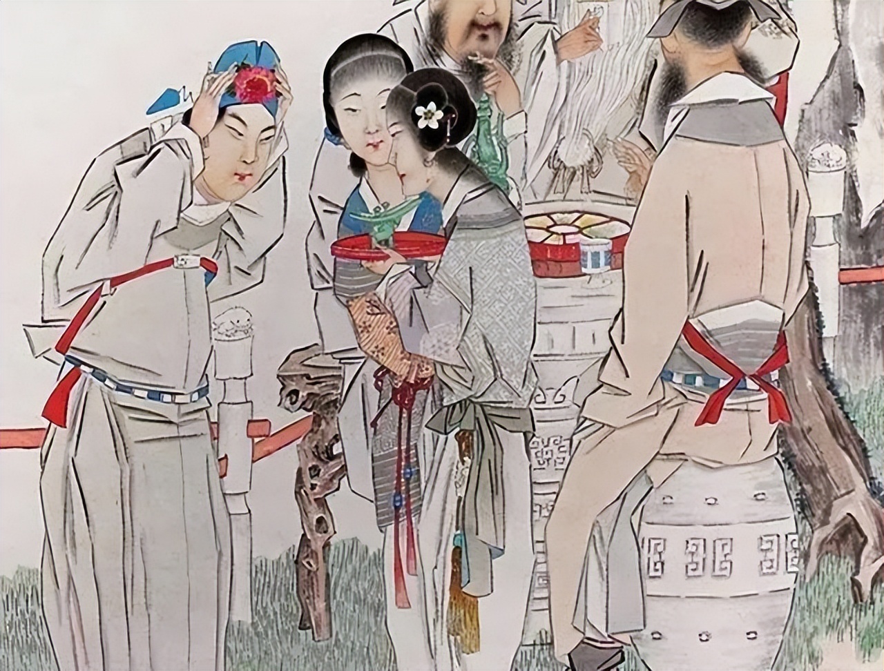 戴花自古都是女子专权？古代男子身体力行证明你错了