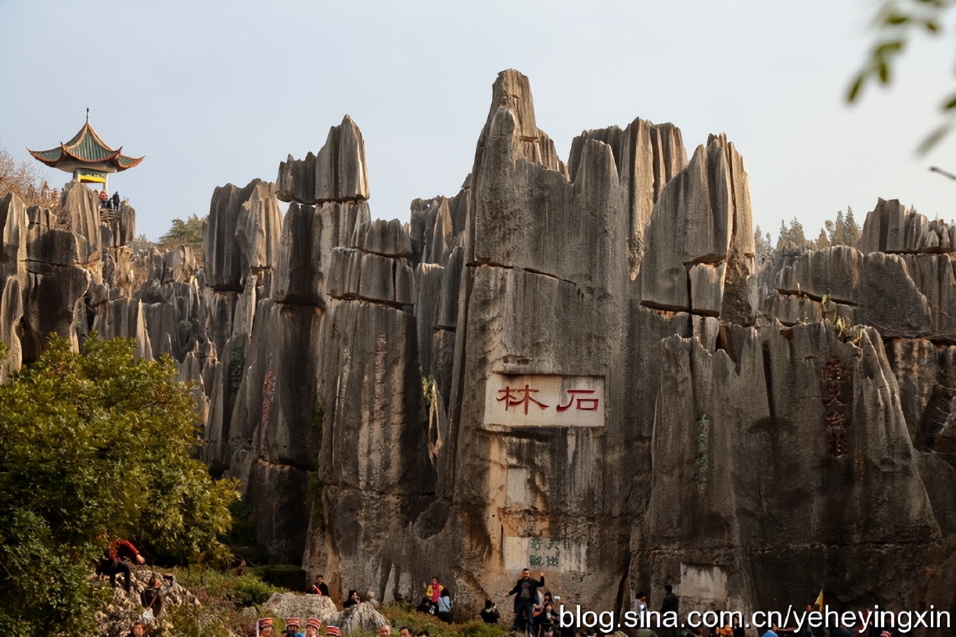 世界地质公园云南石林风景区,昆明石林国家地质公园