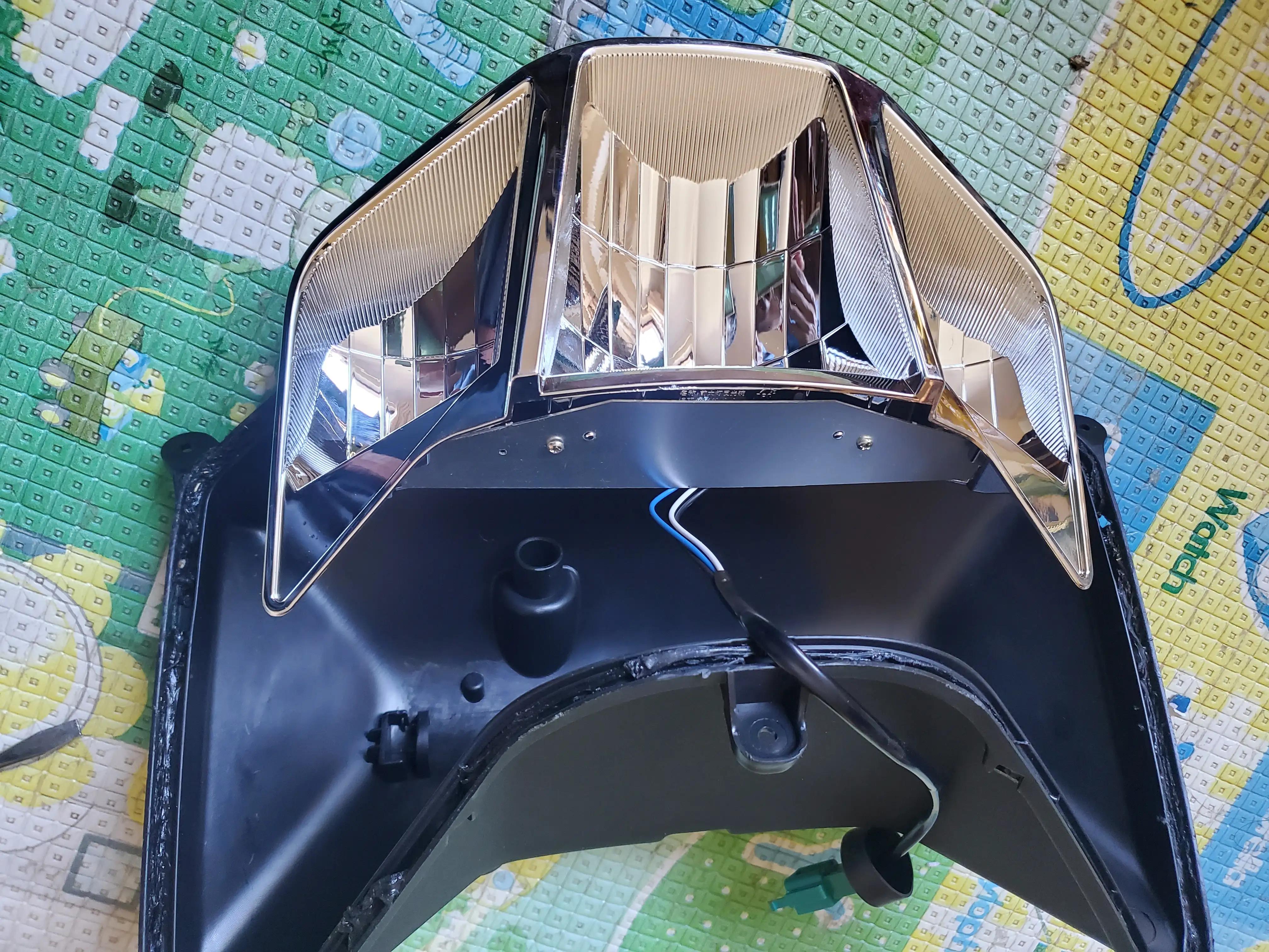 台铃x3eb更换小糸led透镜拆车大灯（具体步骤）