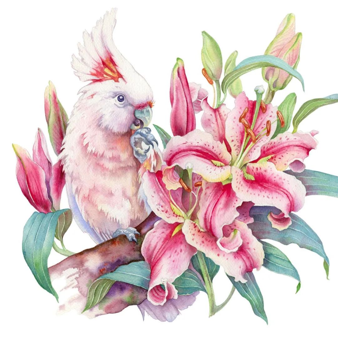 大神级水彩作品看完肯定不后悔,40张笔触狂放的水彩