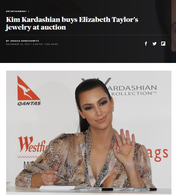 卡戴珊百万项链,卡戴珊买奢侈品