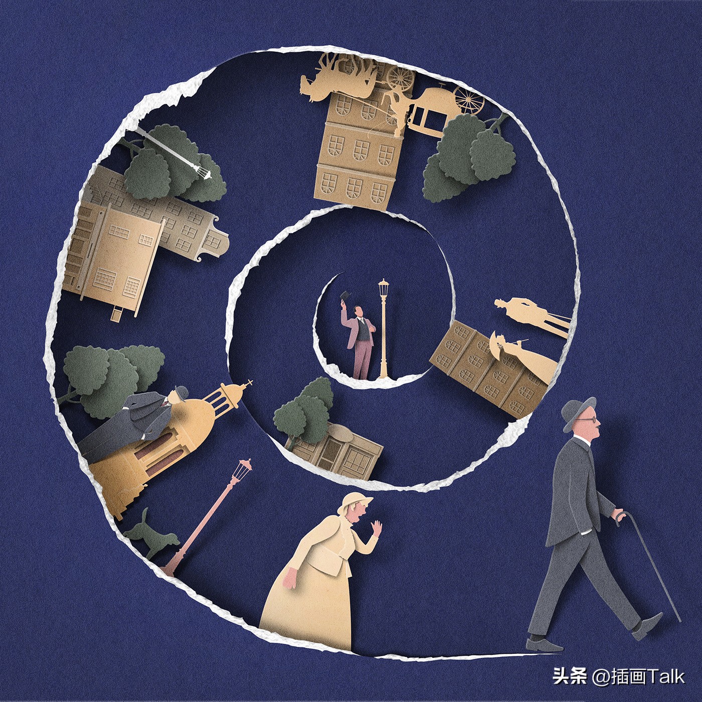 意大利插画师插画作品,意大利插画师插画作品春天